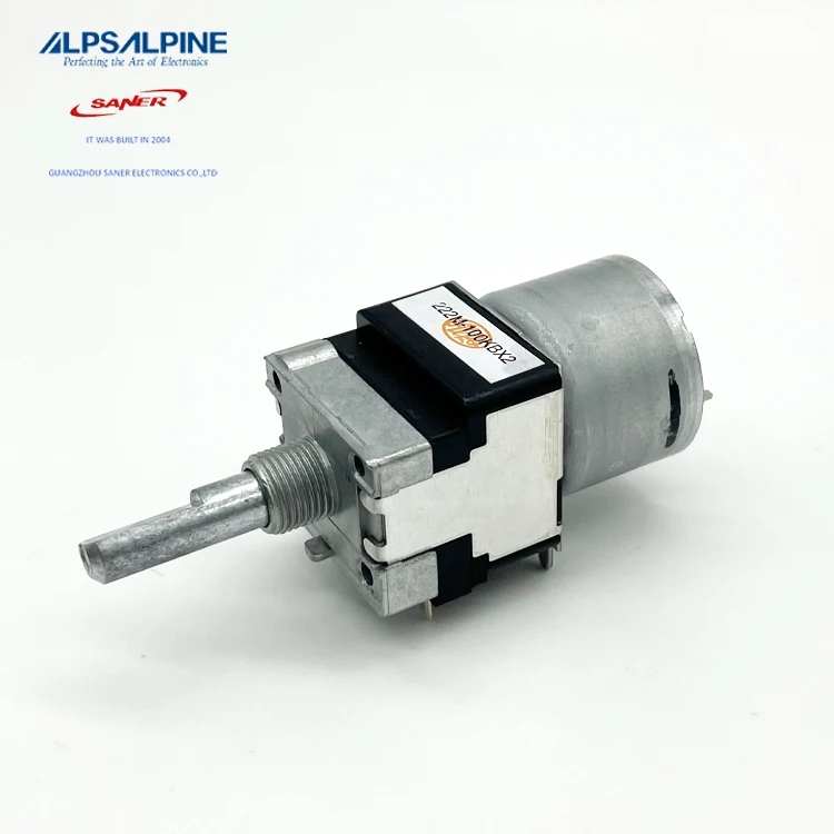 ALPS RK16812MG098 100KB Metal Shaft Motor-driven type audio Rotary Potentiometer