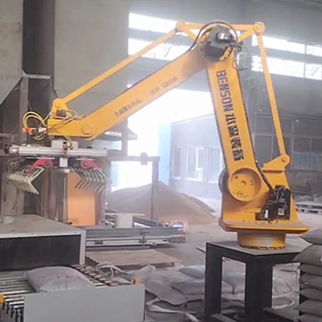 Handling and loading four-axis robot arm Automatic robot palletizer arm carton stacker arm machine