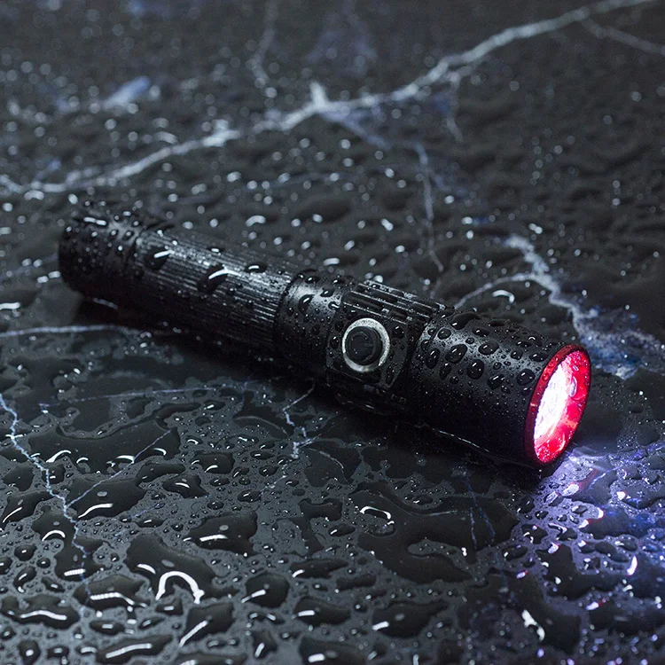 New arrival promotion item U2 q5 lens Zoom Rechargeable Flashlight Led Pocket Cheap aluminum Torch Light