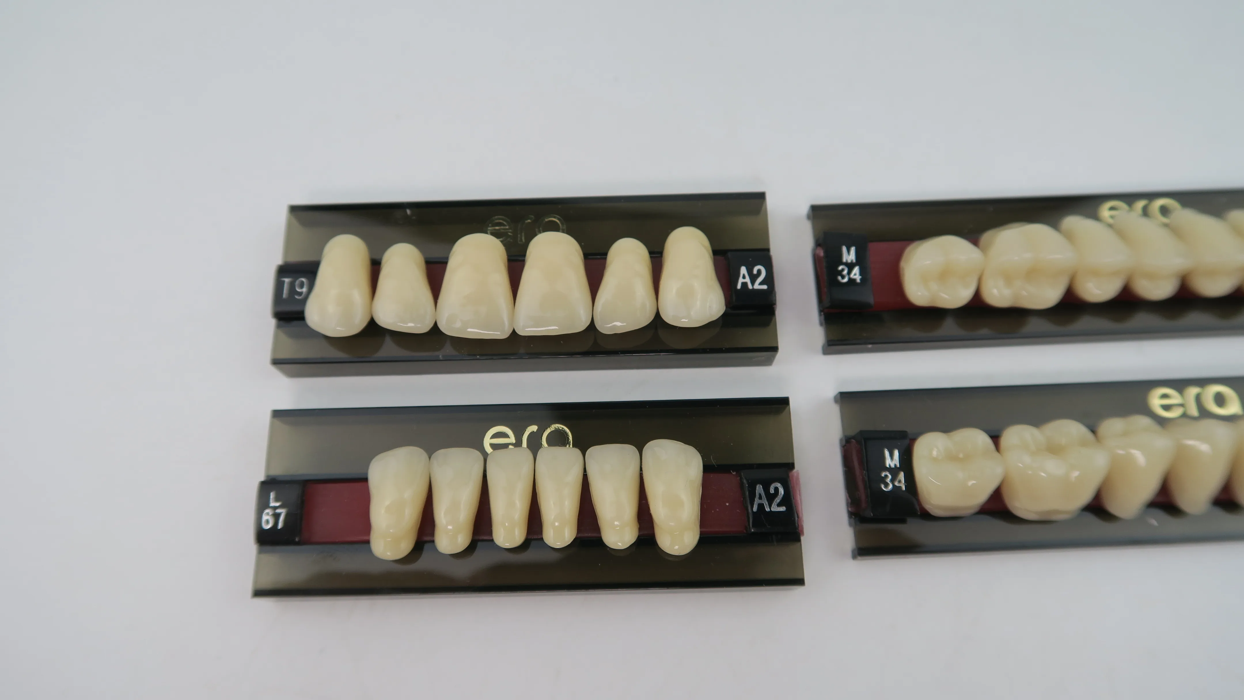Dental False Teeth 3 layer Anterior Posterior Synthetic Resin Teeth