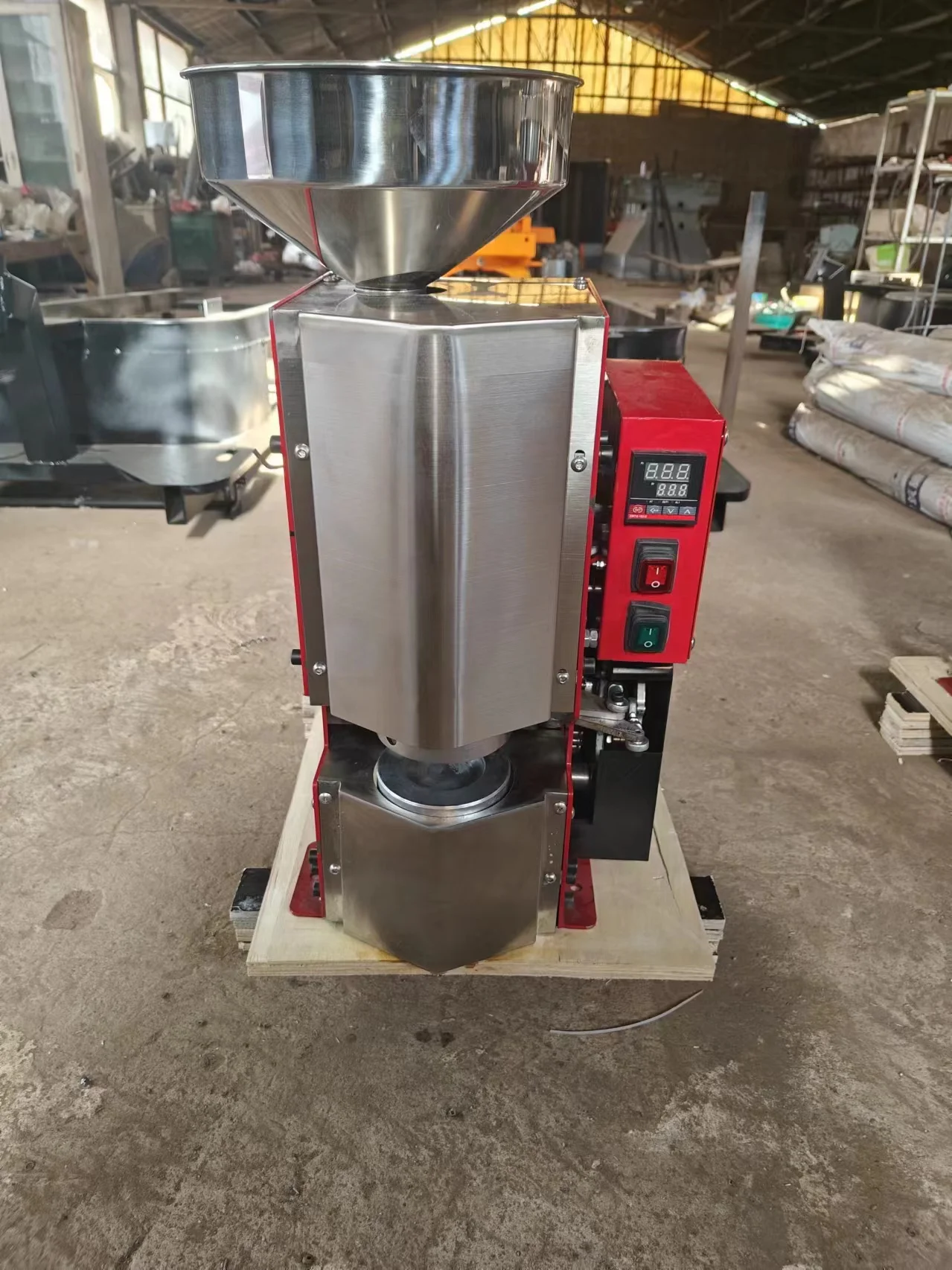 Pop Snack Shrimp Rice Cake Popping / Making Machine for Small Business