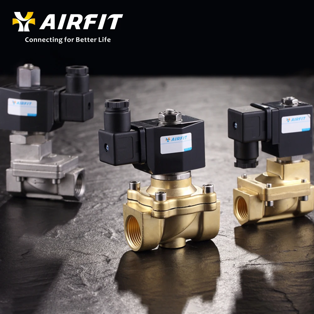 Пневматические детали AIRFIT управление воздухом 2/2 нормально закрытый электромагнитный клапан