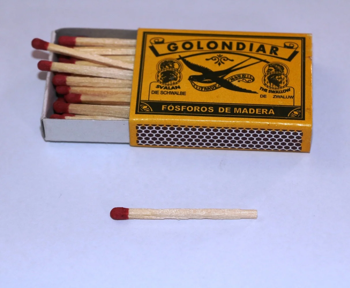 Golandiar 5H Size Safety Matches