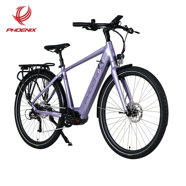 Phoenix Adult Electric Bicycle Electric City Bicycle Aluminum Alloy Lithium Electric Power Assisted Bicycle