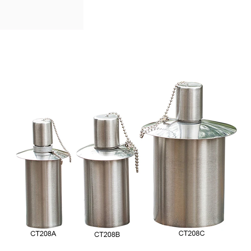 
Round Stainless Steel Garden Decor Ball Big Flame table oil torch for outdoor 