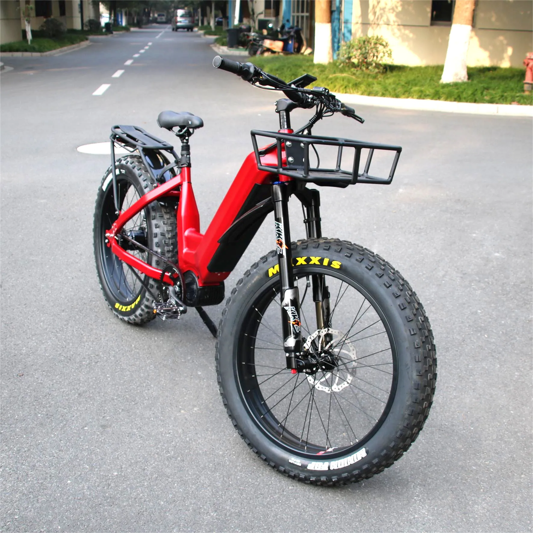 5-speed Automatic Hub Ebike 48v 1000w 26 Inch Fat Tire Bafang A510 Automatic Gear Hub Aluminum Alloy