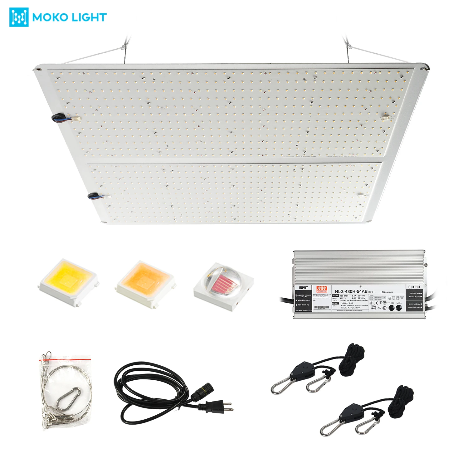 480W 6063 Aluminum Heatsink LED Grow Lights Samsung Lm301B LM301H Osram LED For Indoor Plants