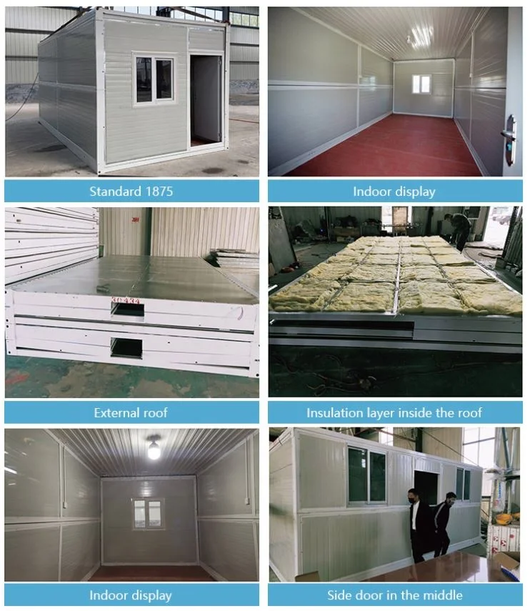 NANXIANG recycled customized container on wheels folding family house