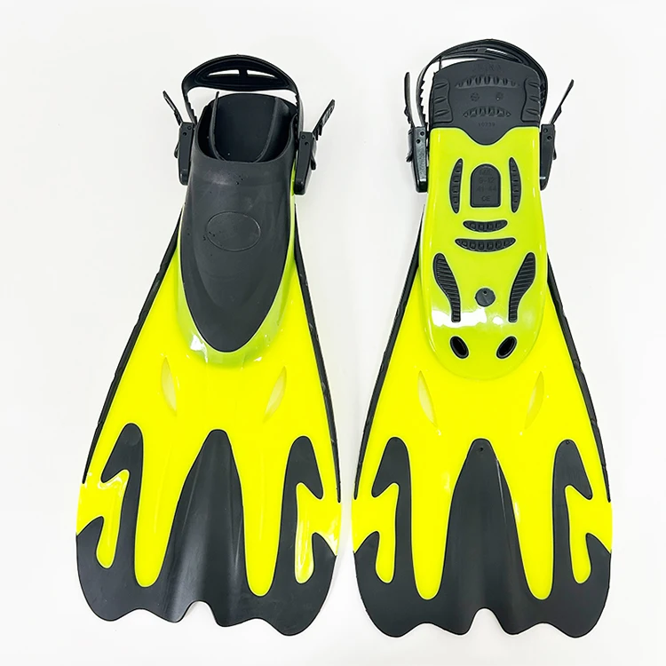 Expedition Open Heel Snorkeling and Surfing Fins Economy Dive Fins With Adjustable Straps Snorkel Fins