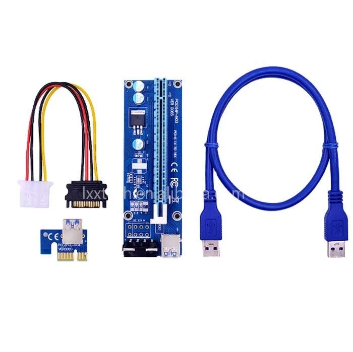 USB 3,0 кабель PCI Express 1X до 16X расширитель PCIe адаптер ver006s Pcie Райзер VER006S PCI-E карта расширения