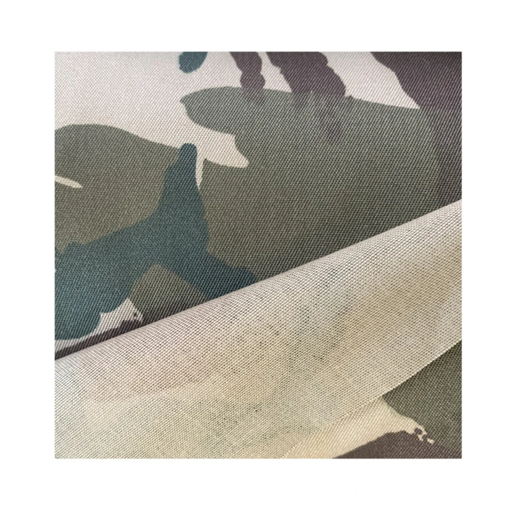 Woodland Camouflage Fabric Blue Cotton Nylon Oxford Waterproof Camouflage Fabric