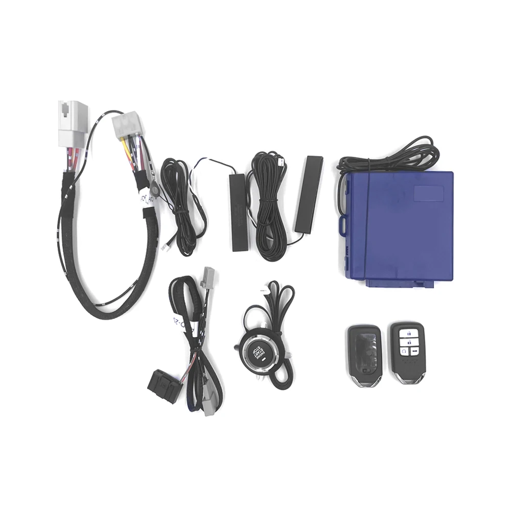 For Honda Civic CRV Jade Fit XRV VEZEL CITY Upgrade Engine Push Start Stop System Remote Starter Keyless Entry Car Accessories