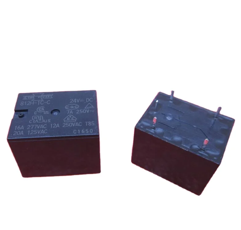 NEW power 24V relay 812H-1C-C 24VDC 812H-1C-C-24VDC 812H1CC 812H 1C C 24VDC 24V DC24V 7A 250V 5PIN