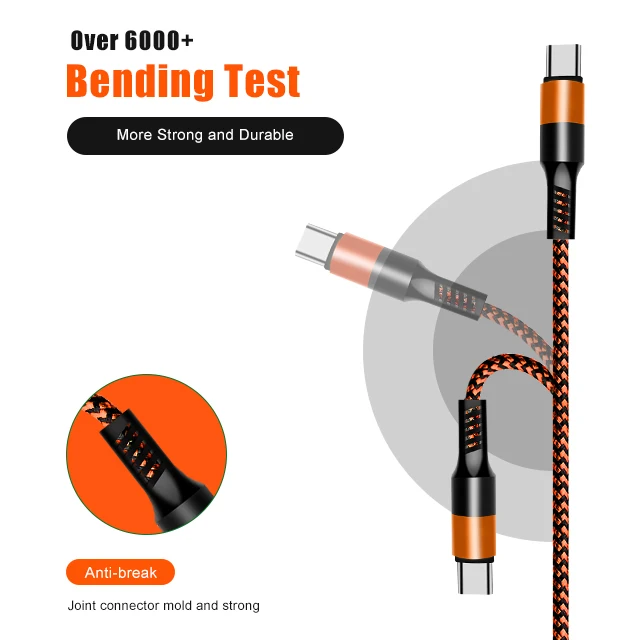 
Fast Charging Data USB Type C Cable for Android Mobile Phone 