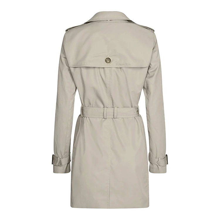 Hot sale custom  women trench coatsheritage single breasted cotton trench coatfor for ladies women