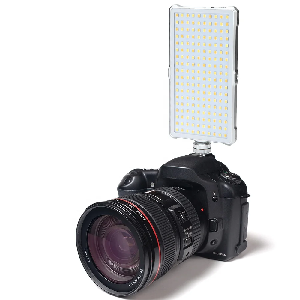 LituFoto F18 Camera LED Video Light CRI96 Adjustable 3200K-5600K for Photography Studio Outdoor Lighting