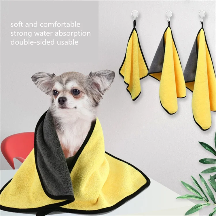 Hot Selling Dog Drying Towel Microfiber Strong Water Absorption Pet Bath Towel