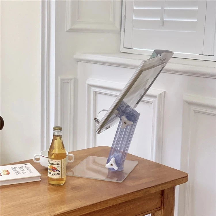 Book Stand For Reading Recipe  Book Holders For Reading Hands-free Acrylic Reading Shelf Adjustable.jpg