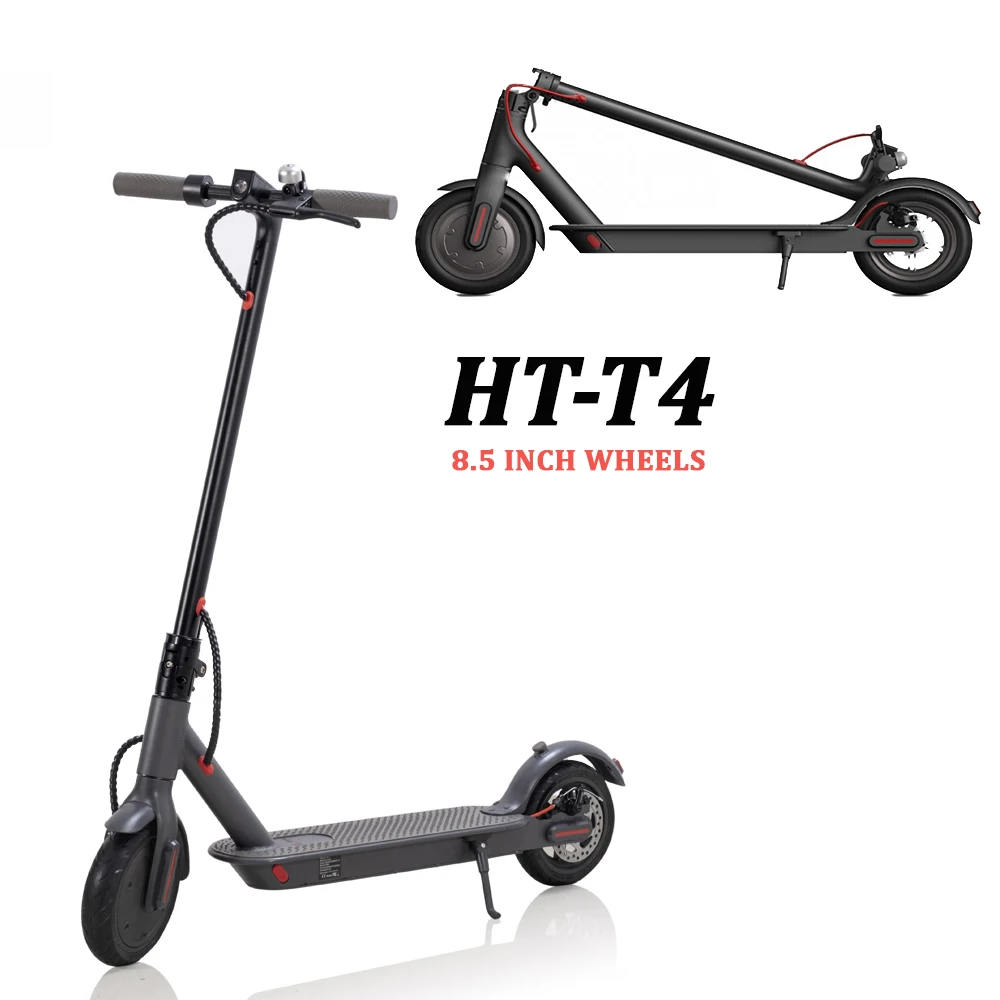 Emoko T4 Pro foldable scooter 8.5 inch 350w front motor 10.4ah battery 36v 30km max speed e scooter