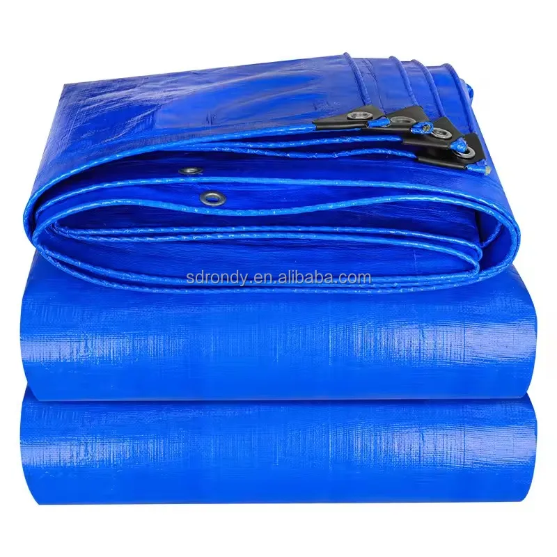 High Quality PE Tarpaulin Poly Tarp With UV Plastic Fabric Sheet Reinforced Tarpaulin for Agriculture/Industrial Cover