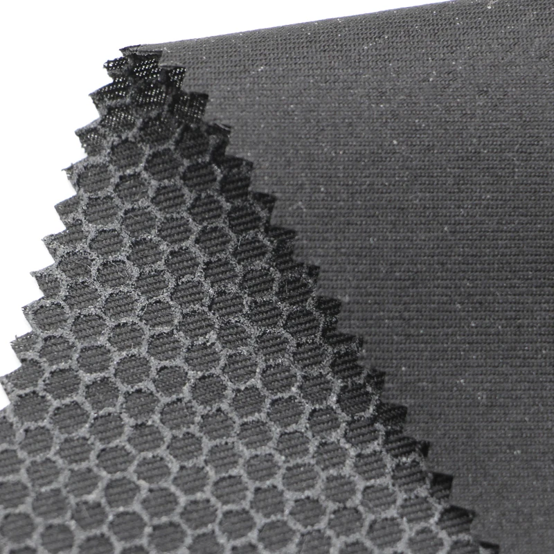 Factory Customized Patterns High Quality Twill Texture Hexagonal Anti Slip Cotton Fabric