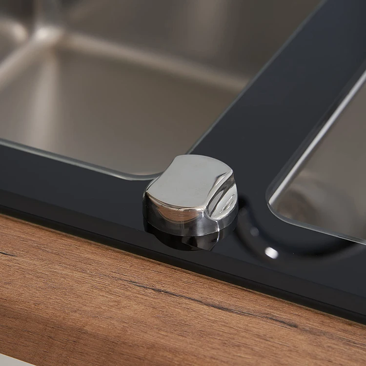 2024 New Modern Hotel Stainless Steel Rectangular Bowl Steel SUS Brushed Vessel Sink 304 Stainless Steel Kitchen Sink