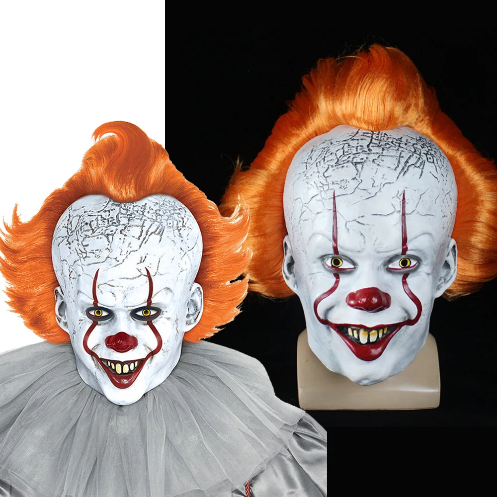 
Factory Wholesale Clown Mask Halloween Scary Adult Horror Joker Mask 