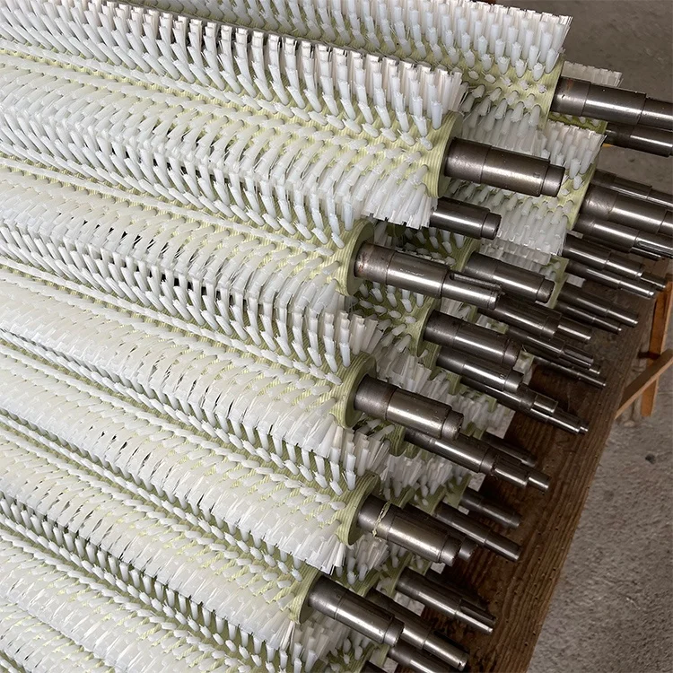 Industrial Customized Food Cleaning and Peeling Nylon Brush Roller for Machine