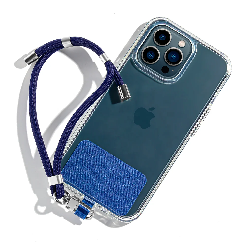 universal cellphone strap crossbody nylon patch adjustable lanyard phone design new shape with strap For iPhone 14