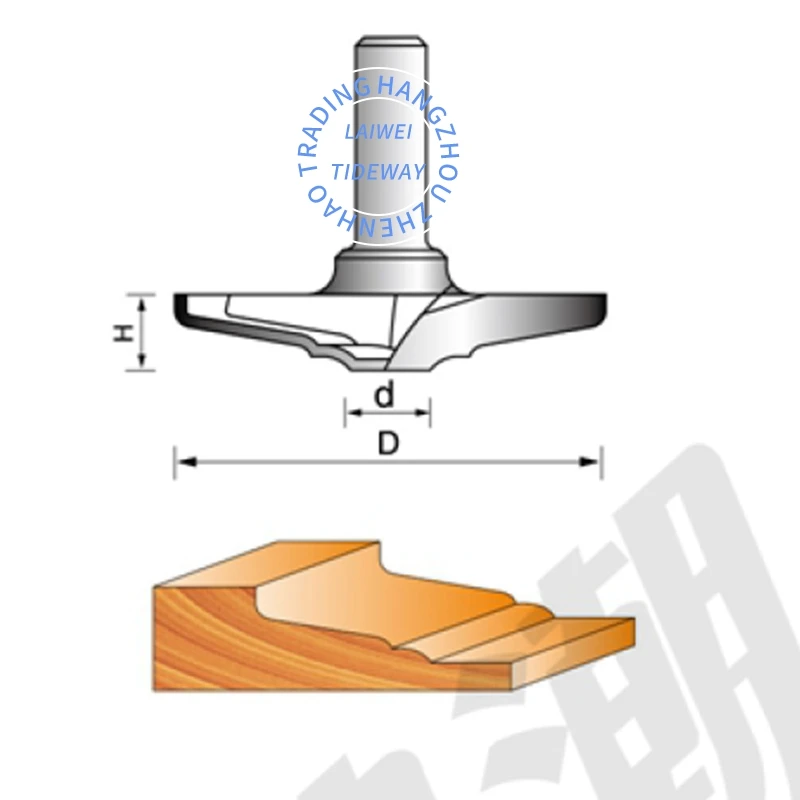 TIDEWAY LC1831 classical plunge bit addition tool bit  milling cutter woodworking tools electric nail drill spade router bits