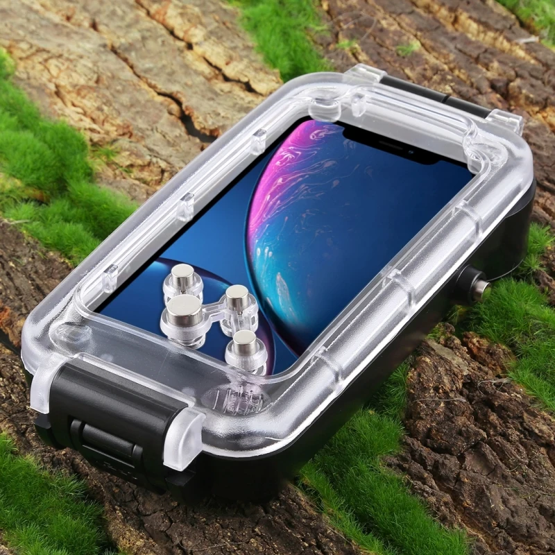 
Photo Video Taking Underwater phone case for iPhone XR waterproof case/40m/130ft Waterproof Diving Case 
