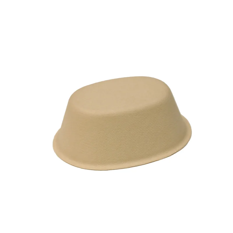Good Quality Ecofriendly Compostable Disposable Dishes Disposable Bamboo Fiber Bowls For Food
