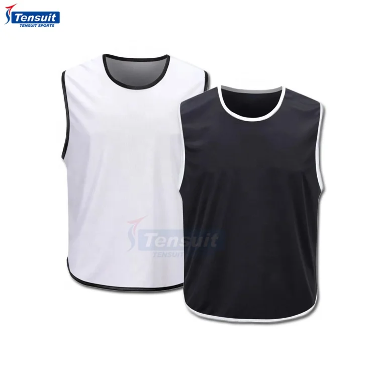 Custom design promotion top quality football training vests soccer bibs