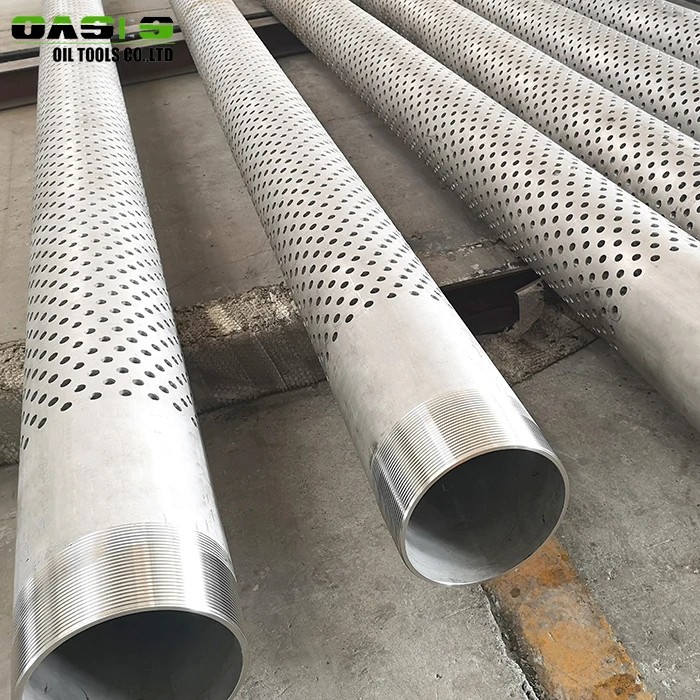 Stainless Steel 304 304L Perforated Casing Pipe for Well drilling or Filtering