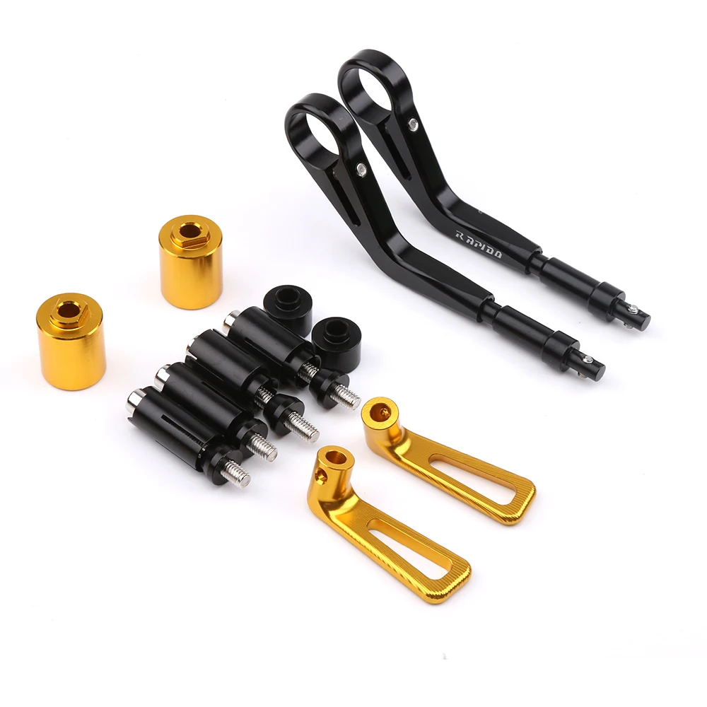 Motorcycle Handlebar Brake Clutch Levers Protector Cover CNC Aluminum Alloy Adjustable Lever Protector Security Guard Accessory