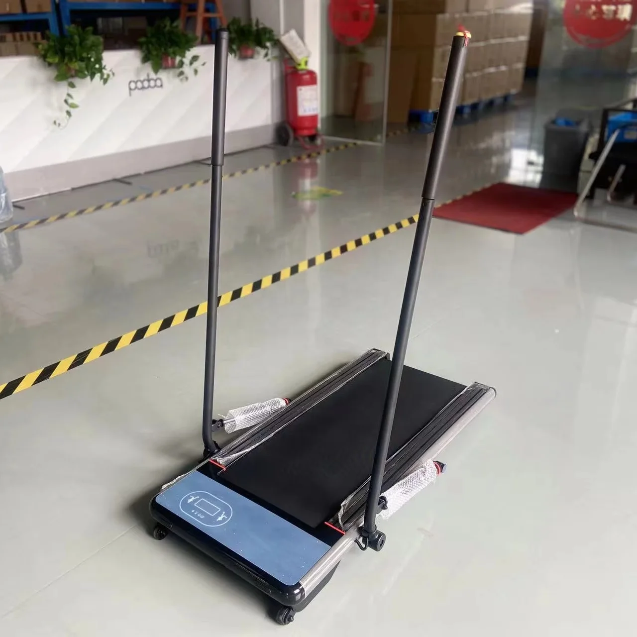 Portable Walking Treadmill LED Screen Remotely Controlled Under Desk Treadmill Walking Pad Mini Quiet Slow Running Treadmill