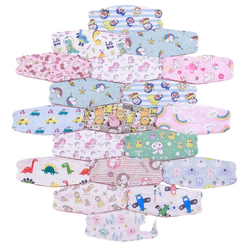 Custom Kf94Mask Korea Disposable Mascarilla Kf94 Kids Fish Mask 4 Layer Facemask Kf 94 Colored kids face mask kf94