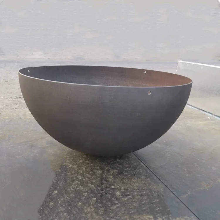 900-1000MM Hot Rolled Carbon Steel Half Sphere For Fire Brazier
