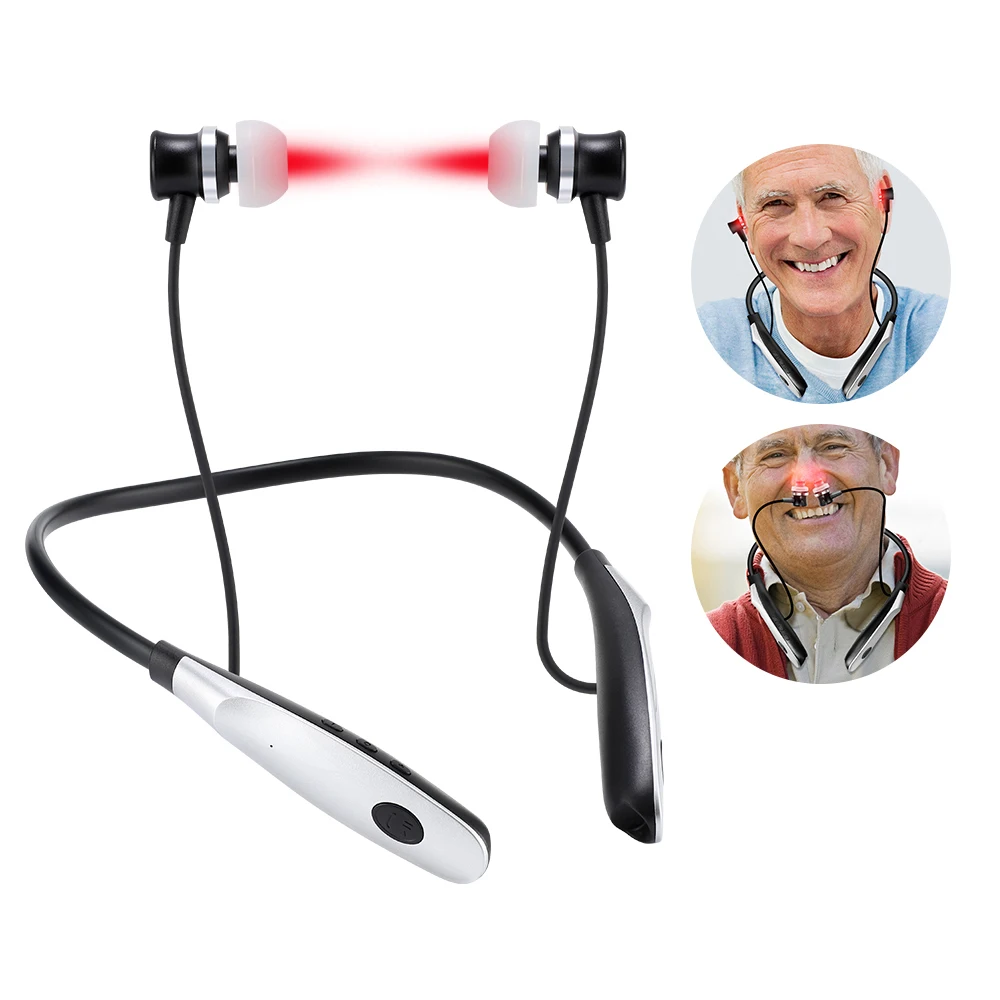 Rechargeable 650nm Infrared Physiotherapy Earplug Irradiation Device Nasal and Ear Canal Irradiator