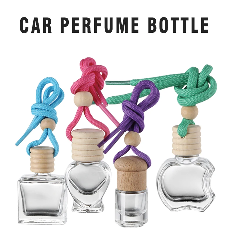 Wholesale frosted 5ml Car Perfume diffuser Car hanging glass Air Freshener Bottle manufacturer factory supplier