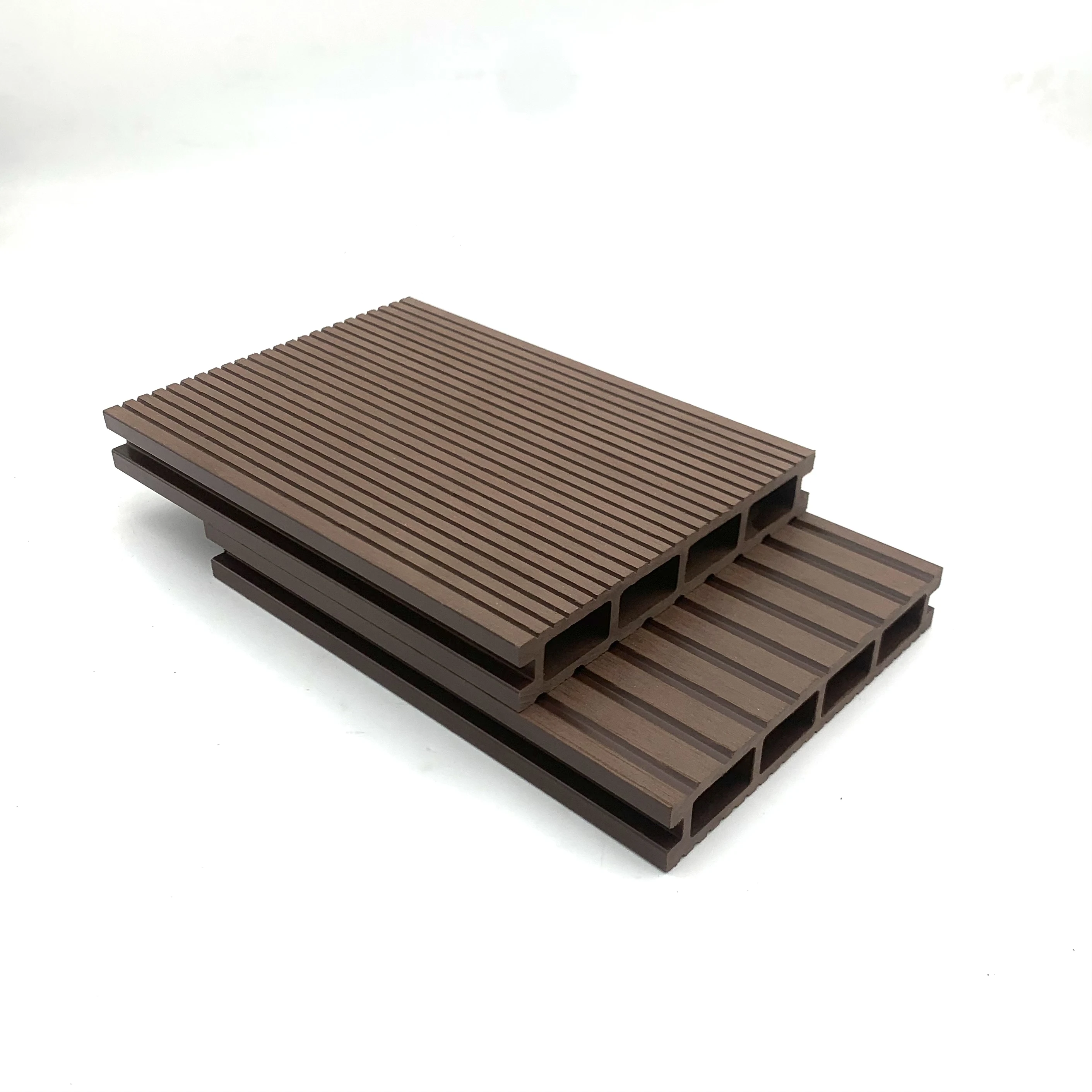 Co-extrusion WPC Decking Wood Plastic Composites Outdoor Decking Flooring