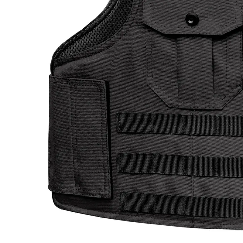 XINXING Custom Body Protective Vest MOLLE System Safety Security Black Tactical Combat Gear Vest Plate Carrier For Men