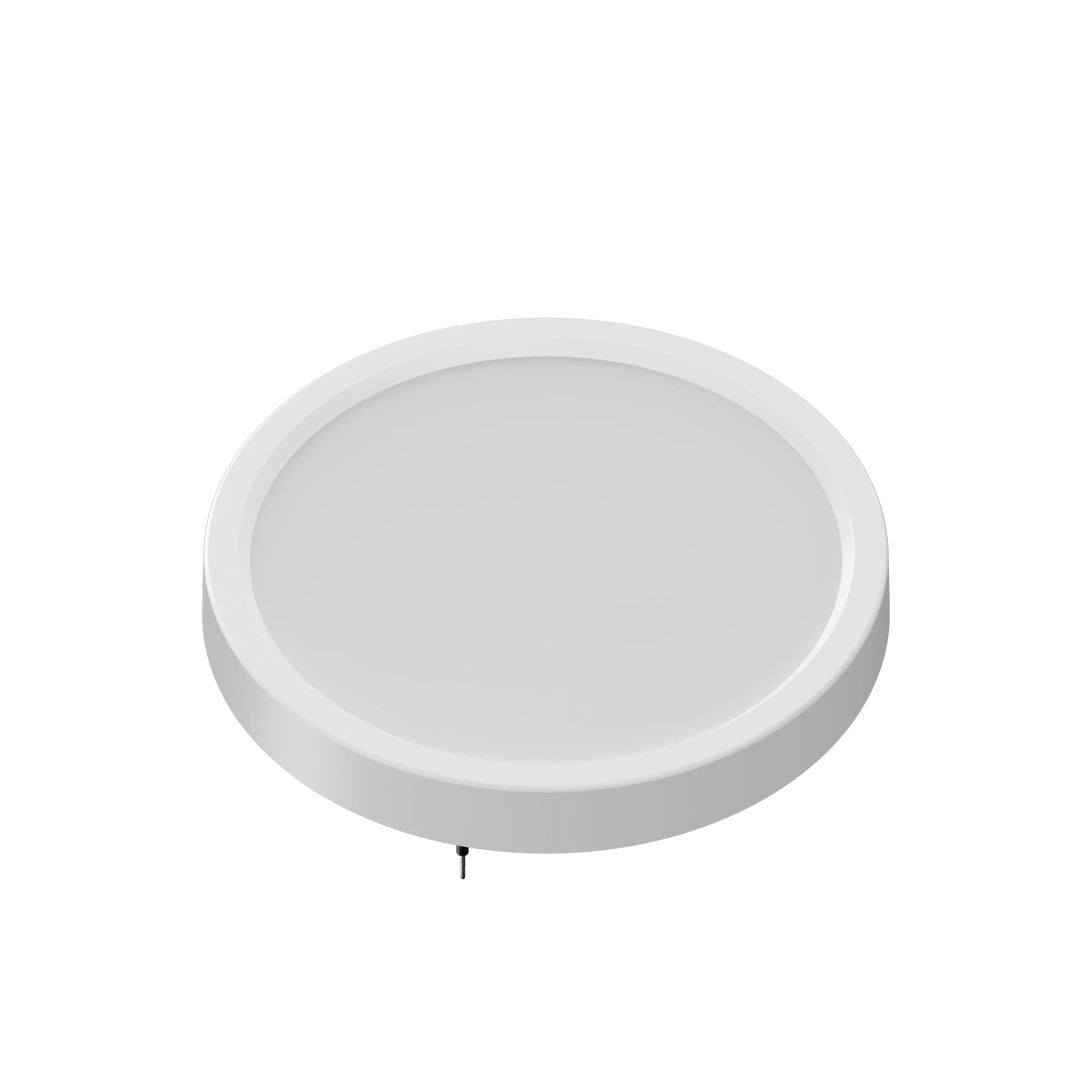Low Profile LED 5CCT Flat Mini Surface Mount Light 4 Inch,Changeable Trim,Energy Saving,120VAC,CRI90,650LM,2700K-5000K,ETL Rated