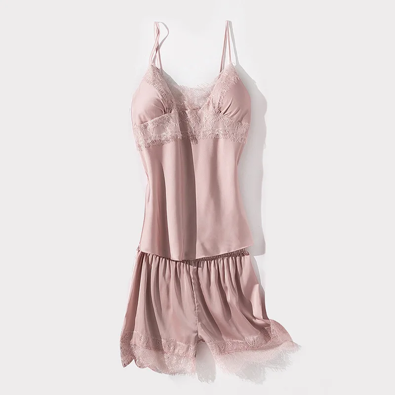 New Arrival Luxury Homewear Santin Women Night Dress Sleepwear Cotton Temptation Embroidery Breathable Nightdress Pyjamas Women