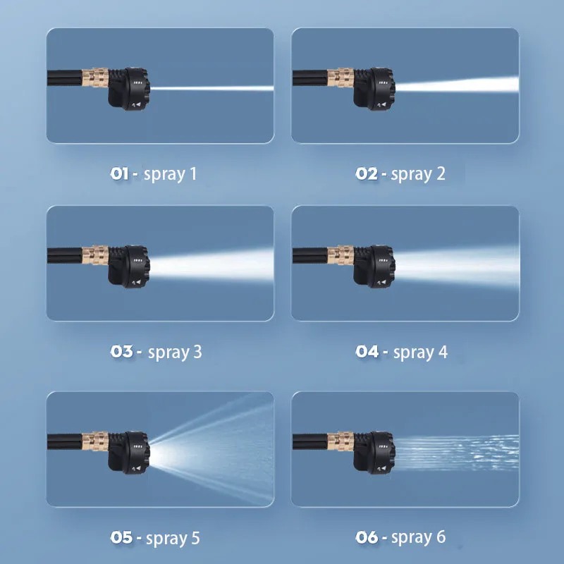 wireless car washer pressure washing gun cordless washer gun foam bottle lithium battery self wash car wash machine