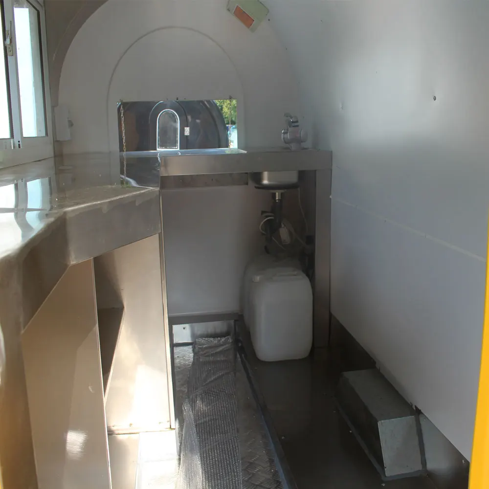 JX-FR280H Small Fiberglass Food Concession Trailers Mobile Food Warmer Carts