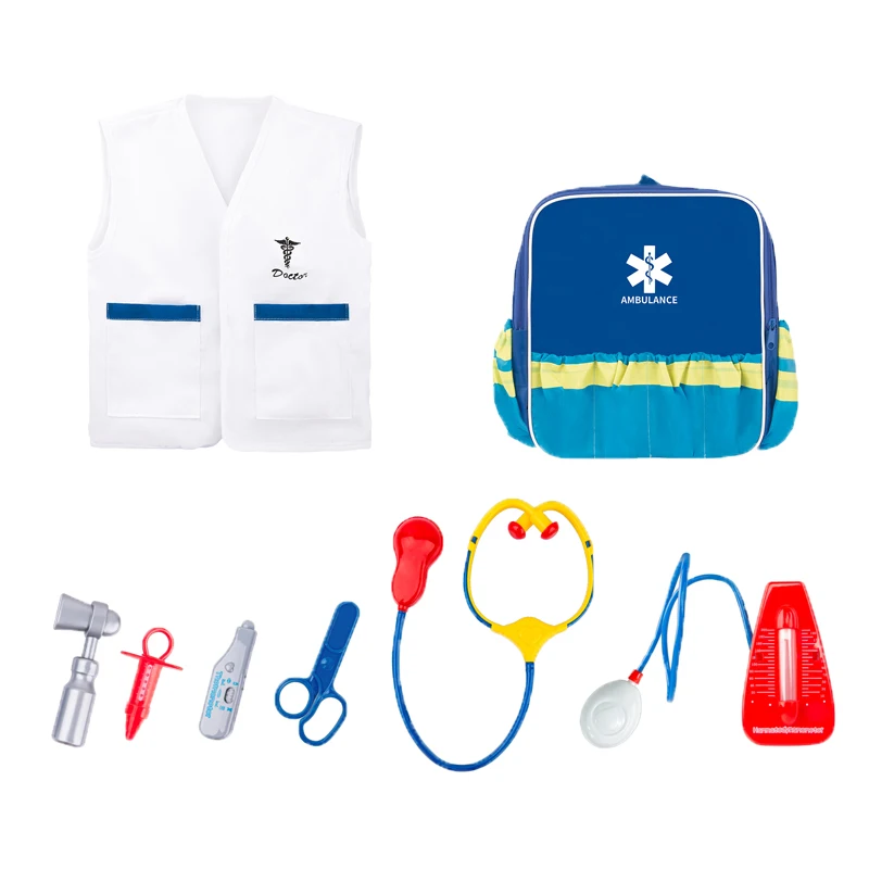 Лидер продаж, обучающая детская форма-хирург из 8 предметов, медицинская ролевая игра, набор игрушек с аксессуарами, набор игрушек для врачей