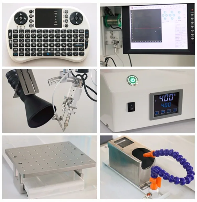 Factory price customized CCD two heads soldering machine pcb soldering machine with competitive price with good quality