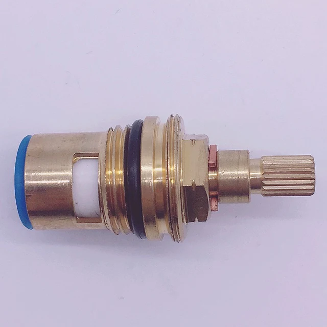 fast open faucet brass spindle taps ceramic mixer cartridge brass parts