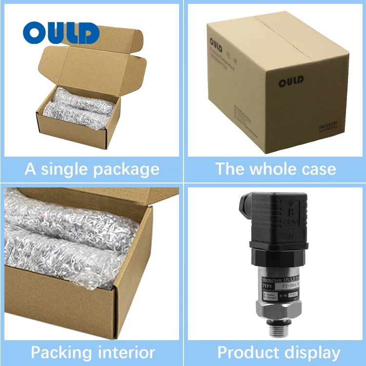 OULD PT-309 Piezoresistive 4-20mA Pressure Transducer Oil Pressure Sensor